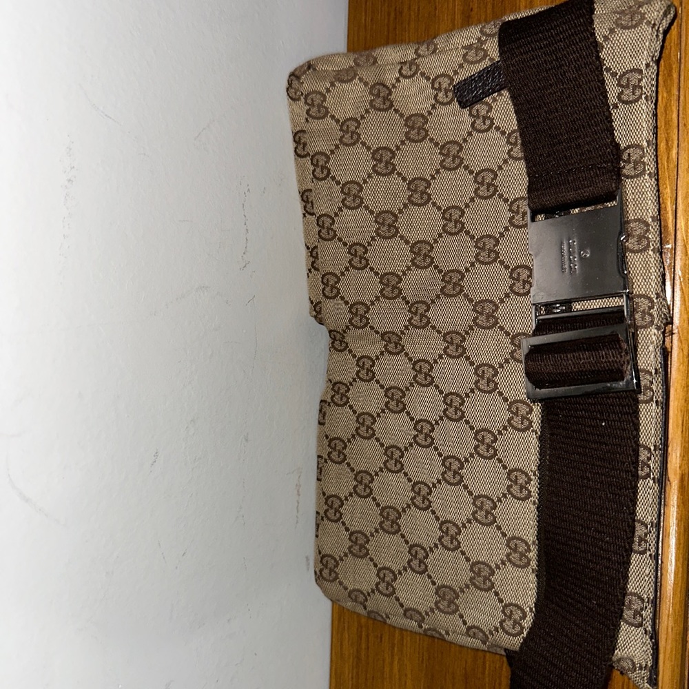 Gucci brown monogram waist fanny pack - Picture 7 of 11